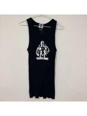 Vintage 2000s Tom of Finland Tom's Men Tank Top Size M Gay Pride LGTBQ Leather